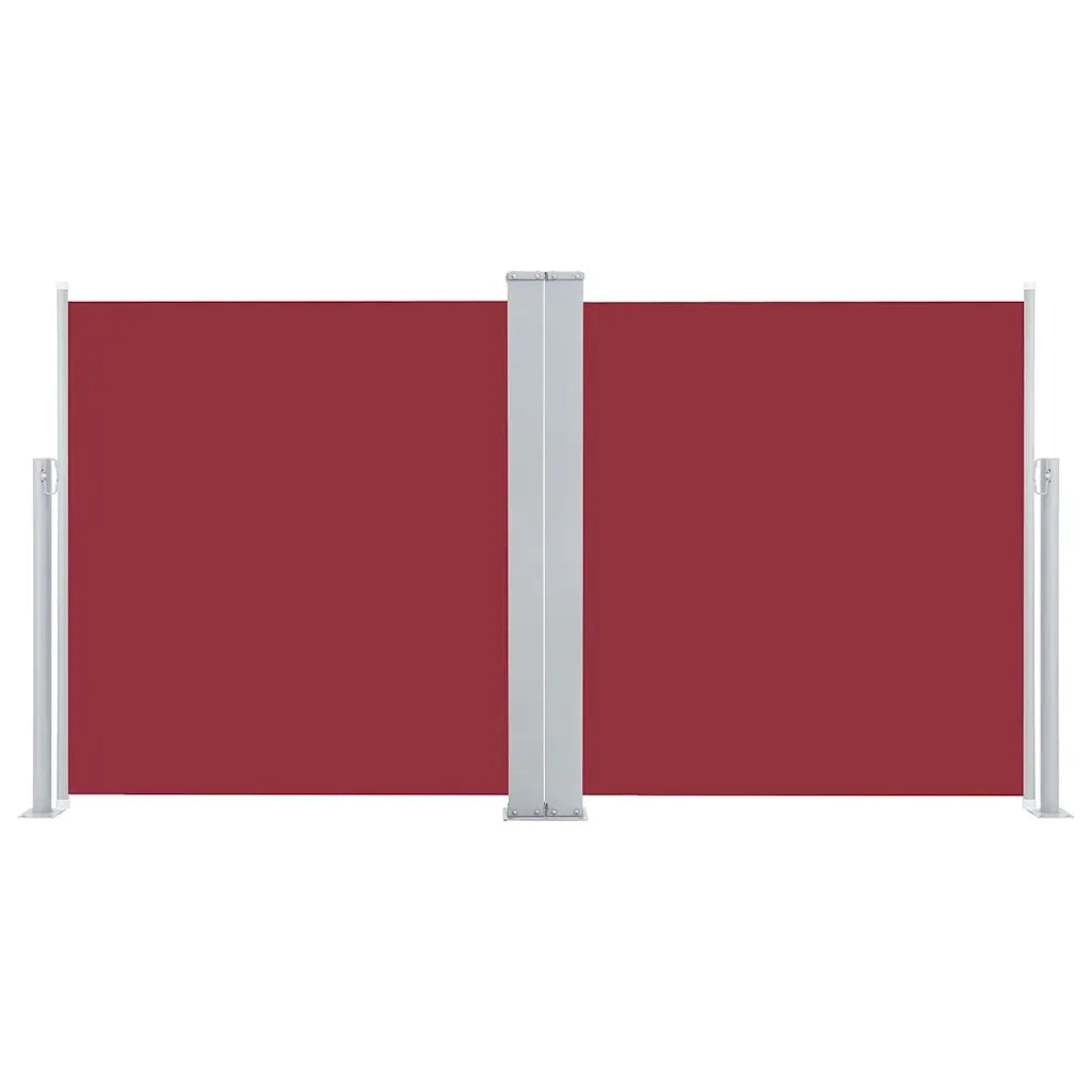 Tenda da Sole Laterale Retrattile Rossa 120x600 cm 48453