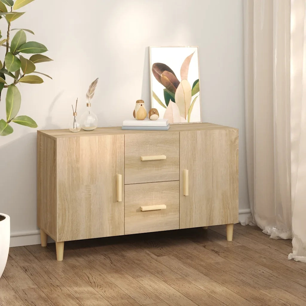 Credenza Rovere Sonoma 100x36x60 cm in Legno Ingegnerizzato cod mxl 16624