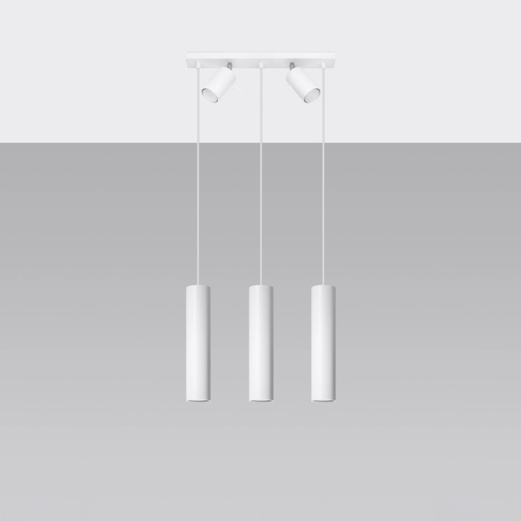 Lampada a sospensione RING 3 bianco