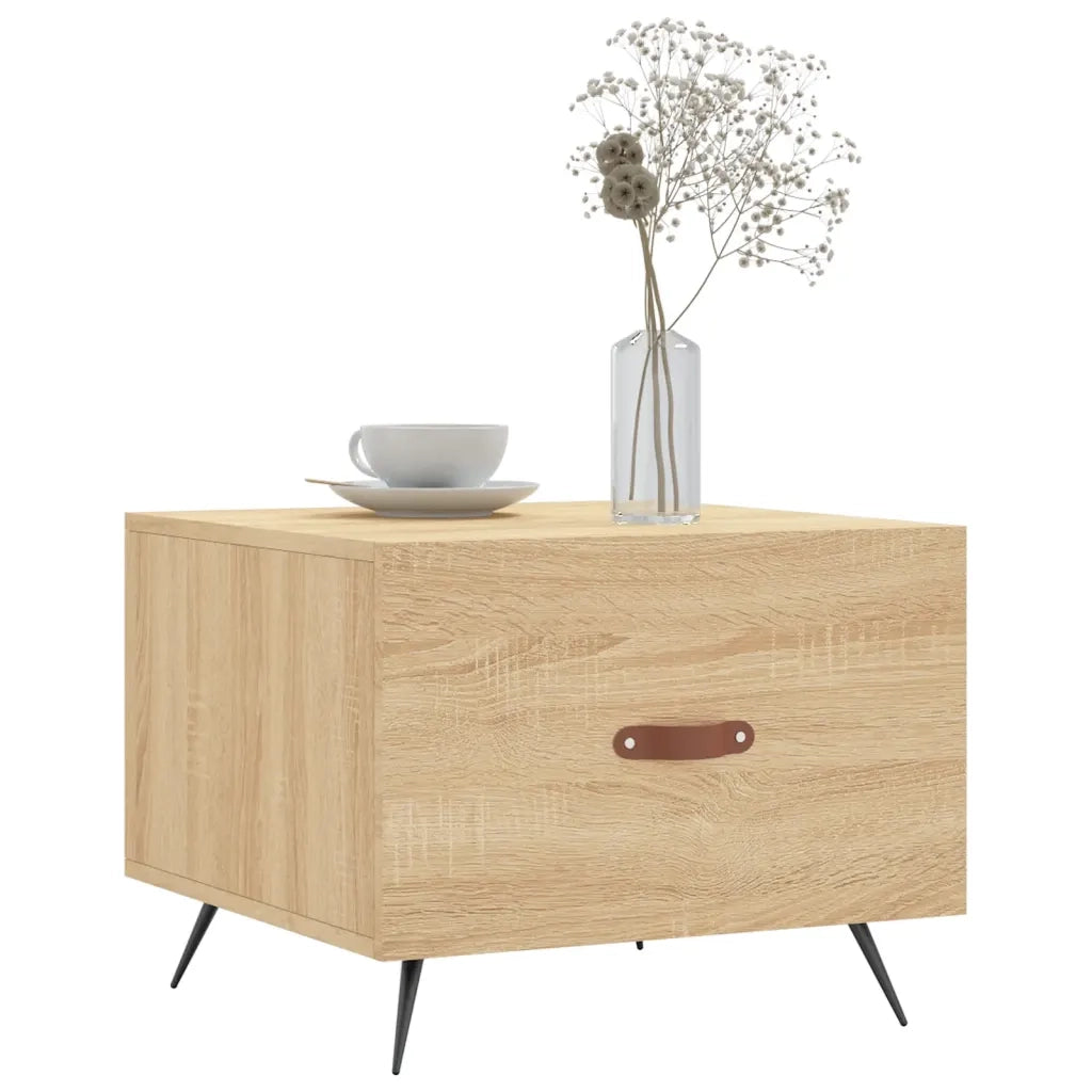 2 pz Tavolini salotto | Tavolino da caff¨¨ | Tavolino da Soggiorno Rovere Sonoma 50x50x40cm Legno Multistrato