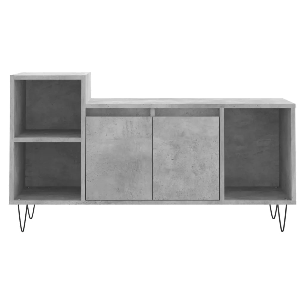 Mobile per TV-Credenza TV-Console TV Grigio Cemento 100x35x55 cm Legno Multistrato 197742