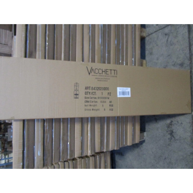 Scaffale metallo jessica nero 4 piani ad angolo cm 48x33h160