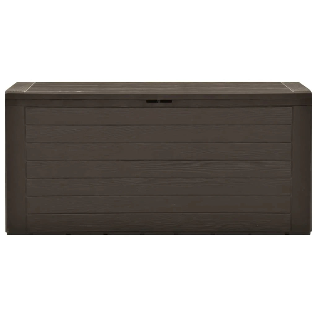 Cassapanca da giardino 116 x 44 x 55 cm marrone 02_0013095
