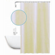 Trade Shop - Tenda Doccia Antimuffa Impermeabile 240x180cm Bianca Gialla Texture Rombi 59818 -
