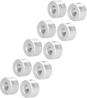 Asbevestigingsring per 10 Stuks - Materiale Lega di Alluminio 6 mm - Viti a Stel Serrate - Alta Resistenza - Collegamento Stabile - Adatto per Apparecchiature Tecniche