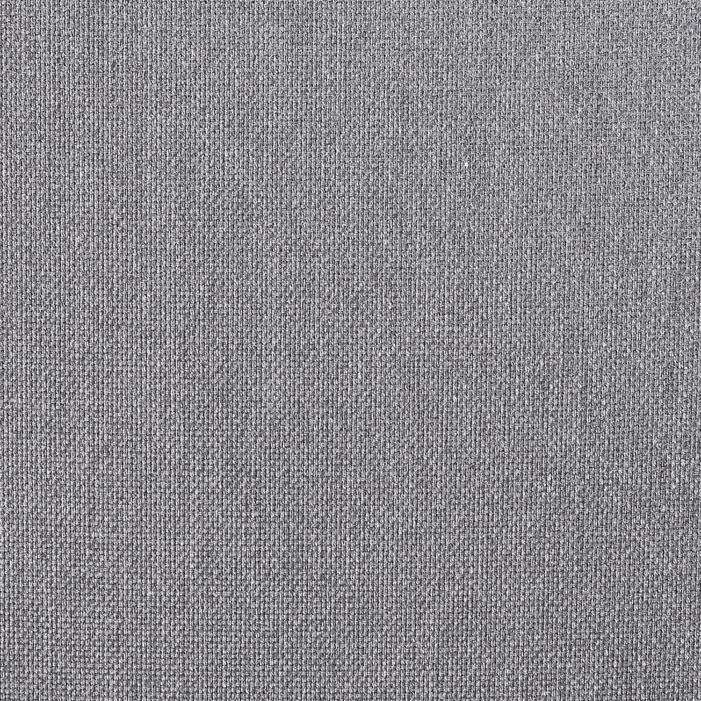Set di 7 copricuscini per sedie da giardino in tessuto grigio scuro resistente ai raggi UV e all'acqua, rimovibili.