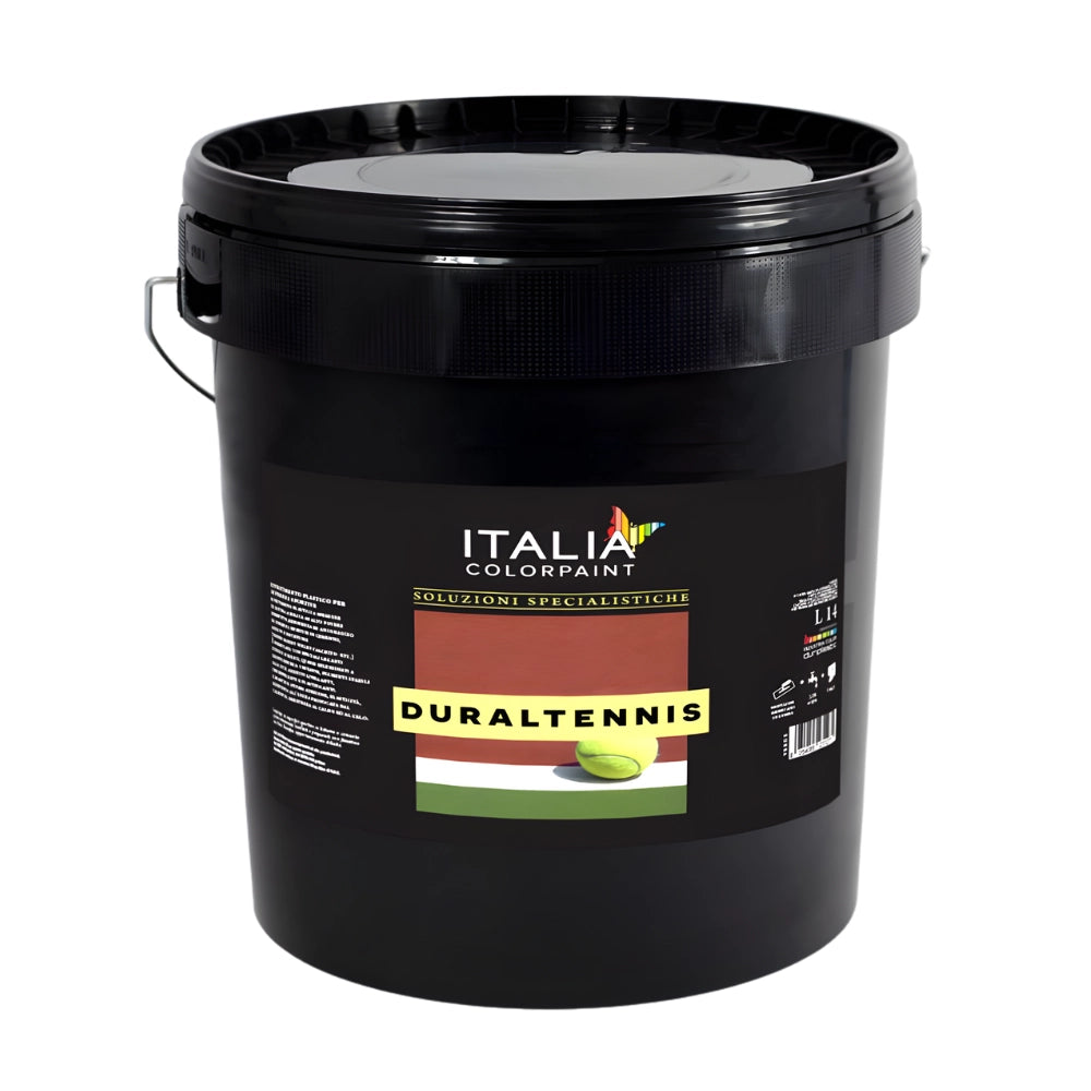 Duraltennis pittura acrilica sportiva per campi da tennis e paddle colore verde *** formato 4 lt, confezione 1