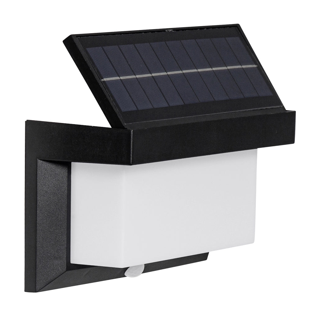 Luce Solare Esterno Moderna Utrera Policarbonato Nero E Bianco Luce