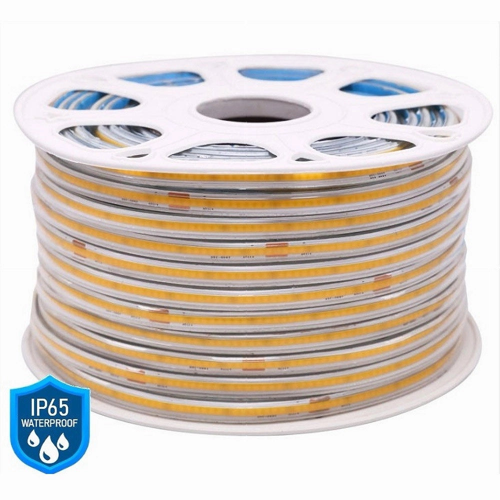 Trade Shop - Bobina 100mt Strip Led Cob 220v Esterno Ip65 Luce 3000k 4000k 6500k 220v-cob-288 -