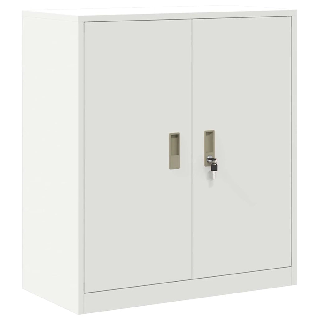Armadio Bianco 80 x 40 x 90 cm Acciaio