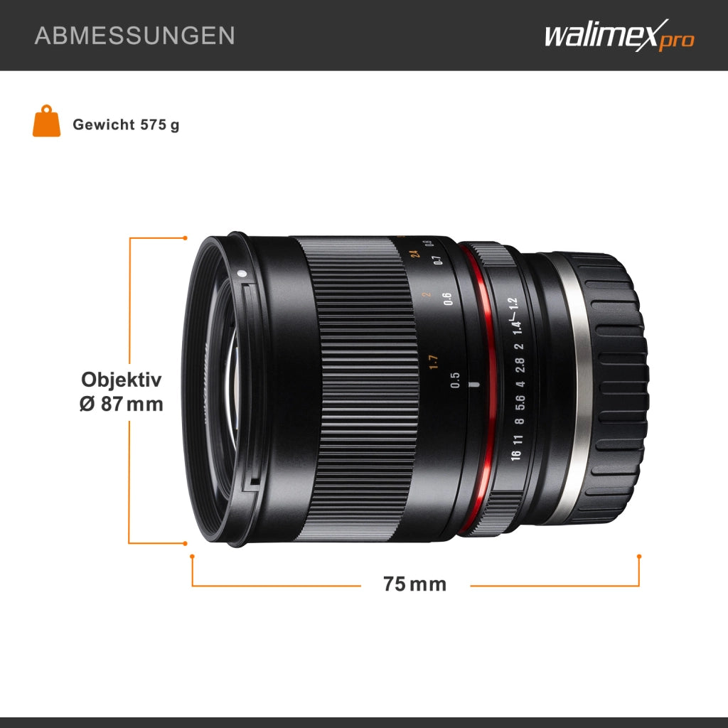 50/1.2 APS-C Sony E