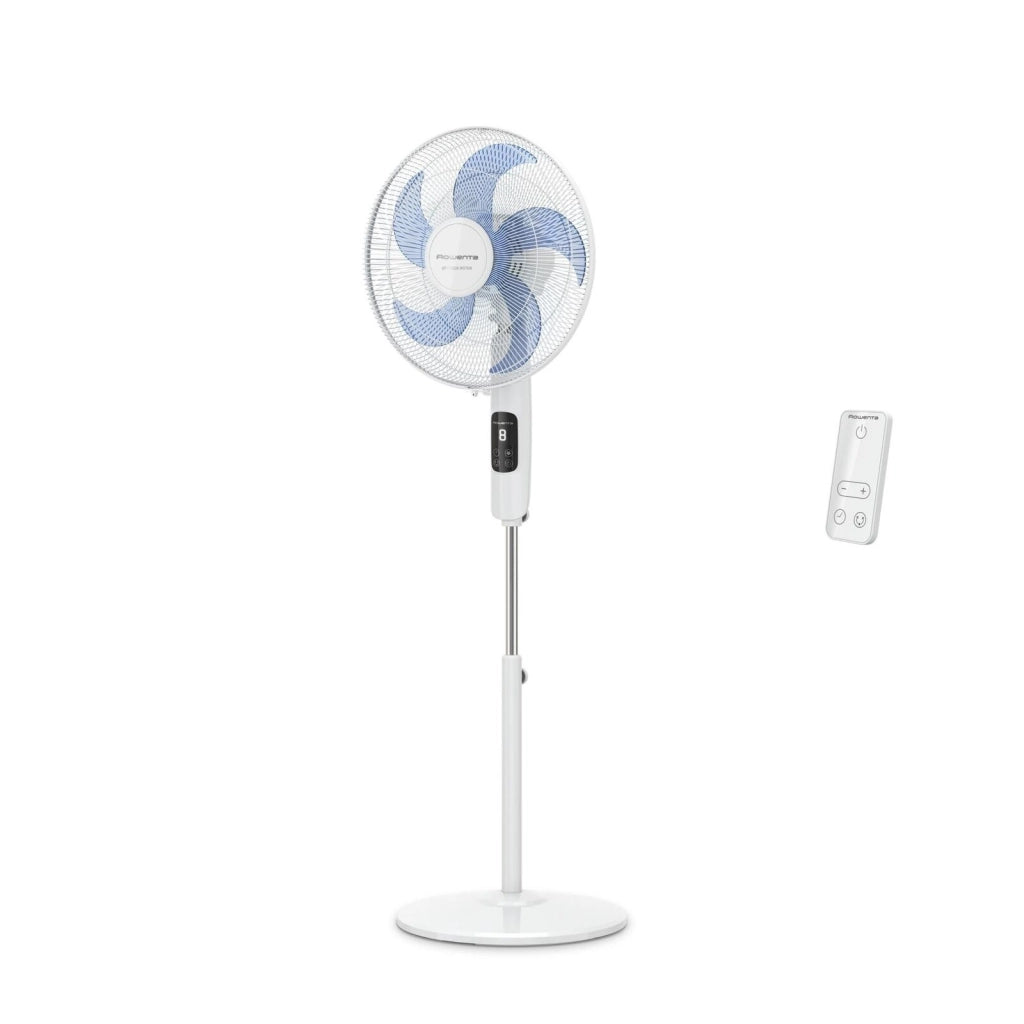 Rowenta ventilatore a piantana turbo silence VU5450F0 design Bianco silenzioso e potente per ogni ambiente della casa
