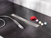 Canalina modulare a filo pavimento Lineardrain Easy In-Tile Aisi 304 Ferplast Taglia: 6x50cm. ø 40mm.