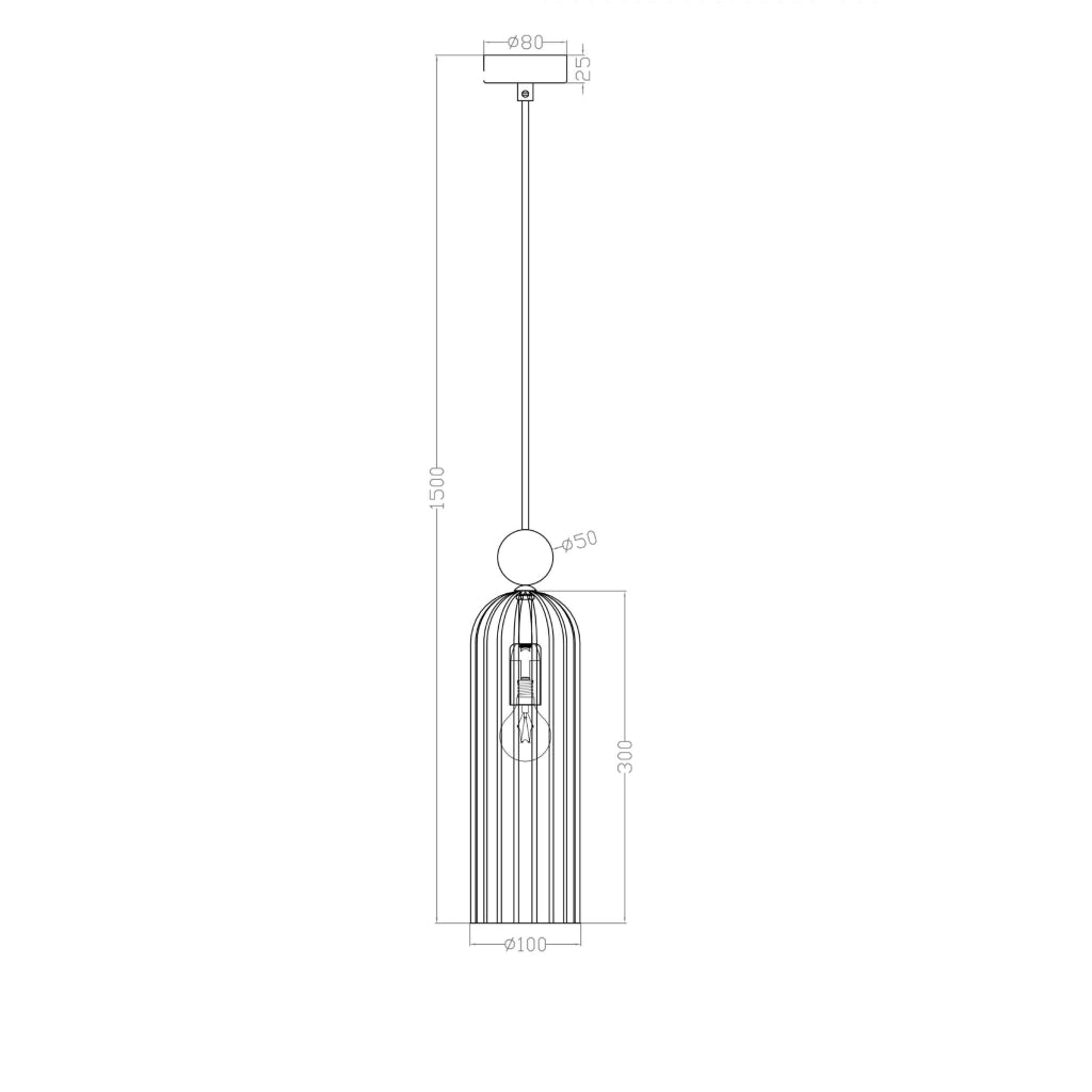Lampada a sospensione Piega Light Prestige vetro fumé E14
