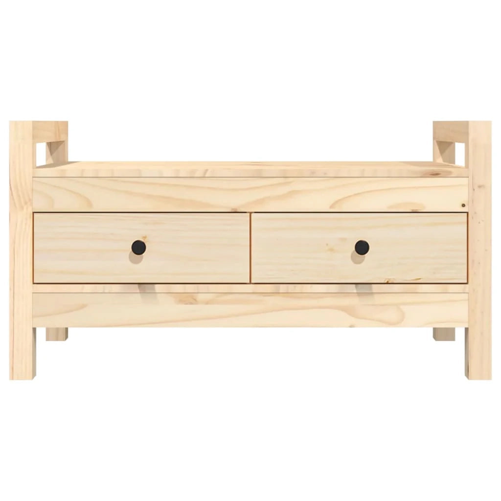 Panca da ingresso 80 x 40 x 43 cm in legno massello di pino 02_0010944