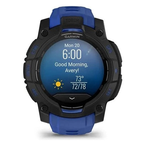 Smartwatch garmin 010 02936 03 instinct 3 black e bolt blue
