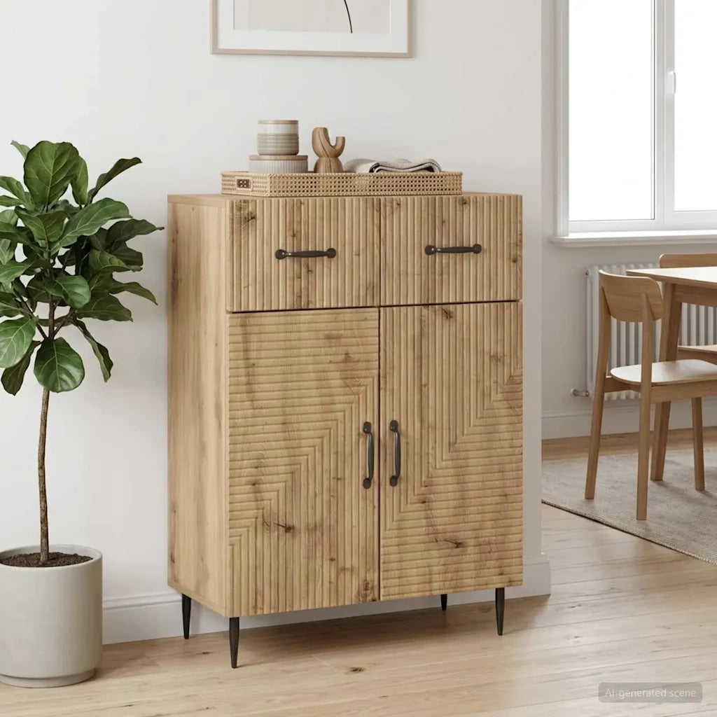 Credenza con cassetto Rovere Artigianale 66 x 34,5 x 89,5 cm 894874