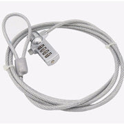 Cavo di sicurezza per laptop 1,2 m, cavo antidiefstalo con combinazione a 4 cifre, compatibile con laptop e pc