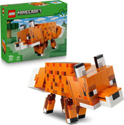LEGO Minecraft La Volpe Giocattolo - Puzzle Animale 3D con Accessori - Decorazione per la Gaming Room o per la Camera da