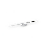 Applique Moderna Riga Metallo Cromo Acrilico Led 24W 3000K