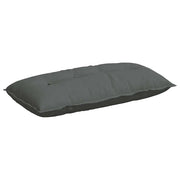 Cuscino per Schiena | Cuscino dorsale Grigio scuro 100 x 19 x 50 cm Tessuto