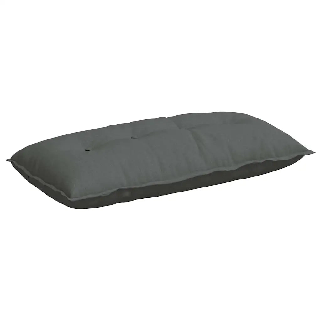 Cuscino per Schiena | Cuscino dorsale Grigio scuro 100 x 19 x 50 cm Tessuto