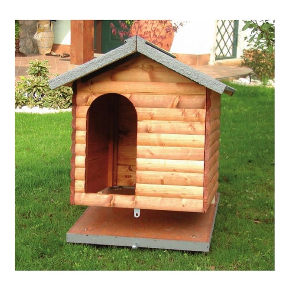 Cuccia per cani esterno montagna in legno di pino medium 100x75xh80 cm