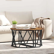 Tavolino da salotto Rovere fumé 80 x 80 x 42 cm 868251