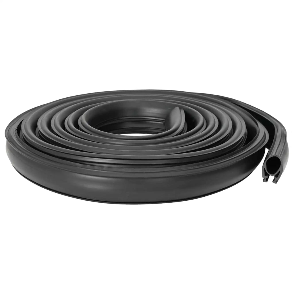 Sigillo Porta Garage Nero 41 x 33 mm 5,5 m PVC 42038298