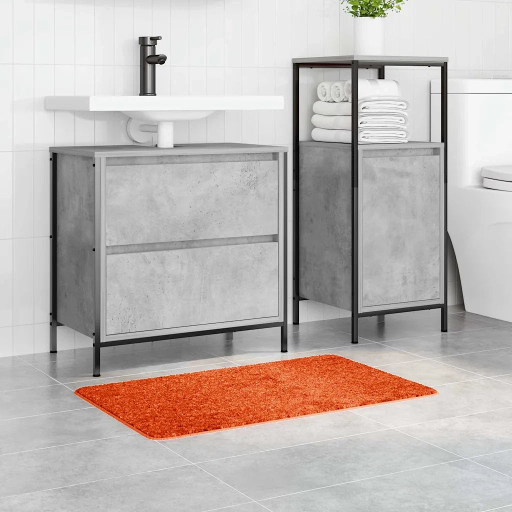 Tappetino da bagno antiscivolo Arancione 50 x 80 cm PP 4019831