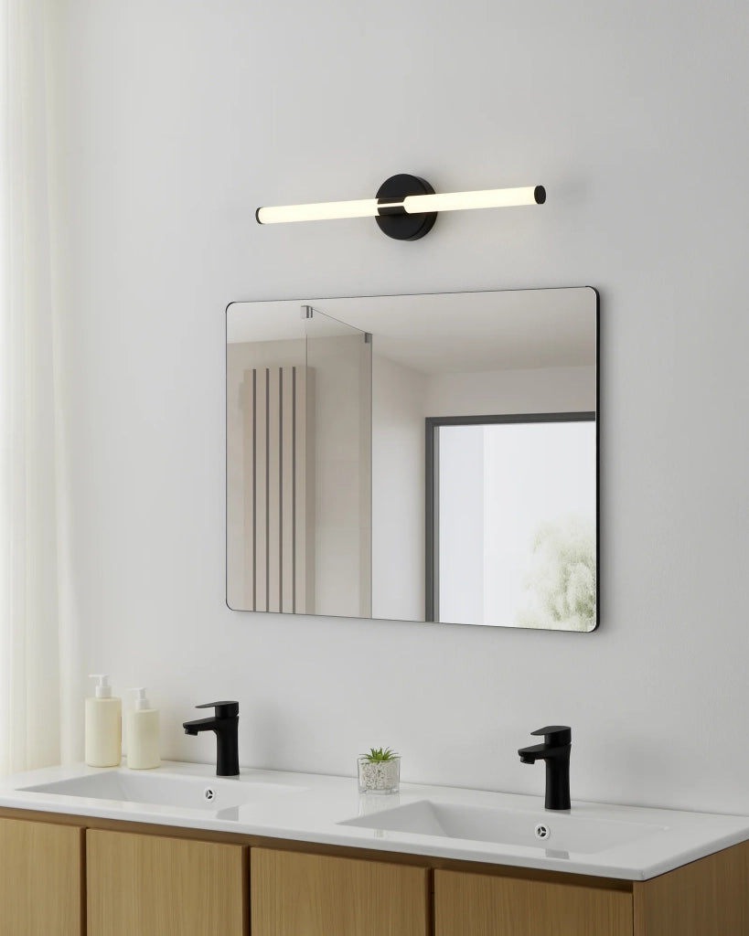 Quadri E Specchi Ramola Acciaio Nero Plastiche Bianche Led 11W 1200Lm Ip44
