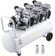 Compressore di serbatoio 30L Olio libero Compressore aeree 1100W Serbatoio di compressione portatile Realizzato in acciaio inossidabile con manometro di pressione