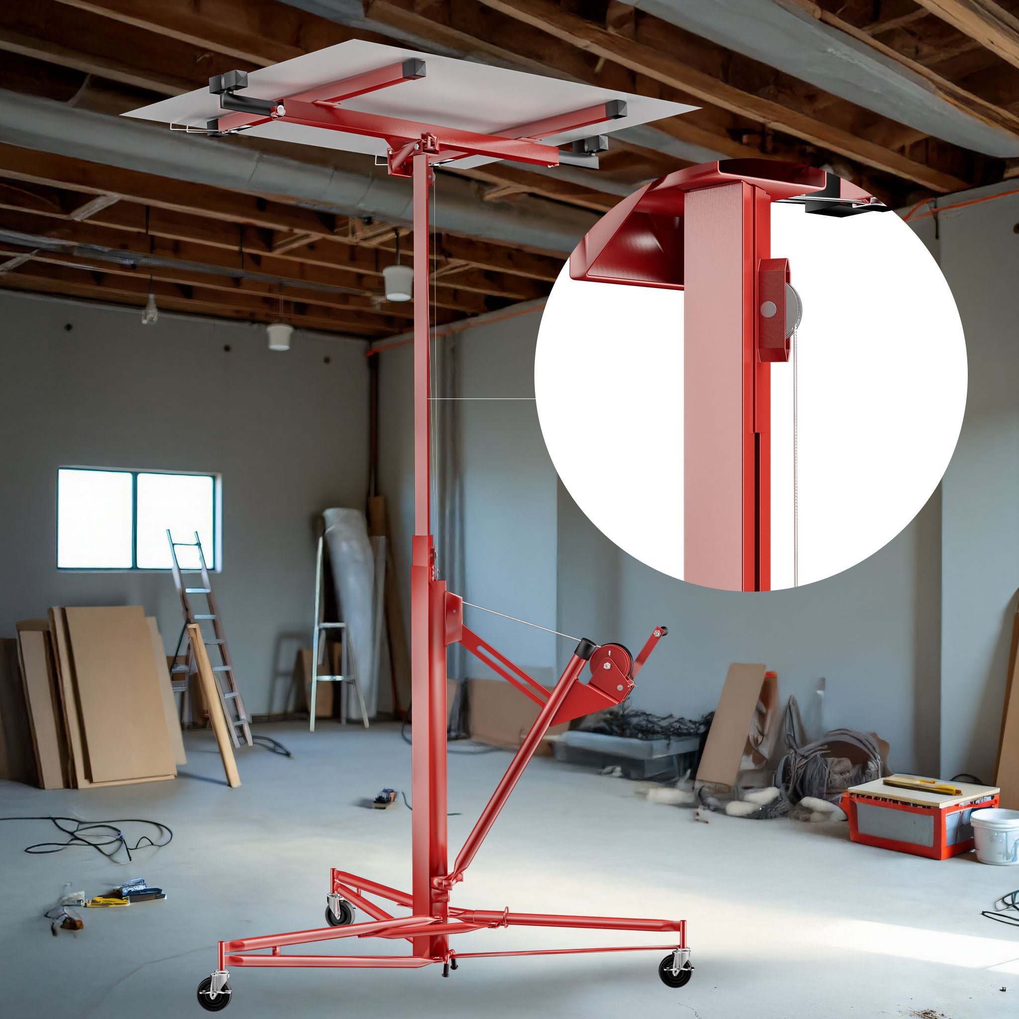 Estensione 140 cm per solleva pannelli XXL Per pannelli in cartongesso Alzalastre