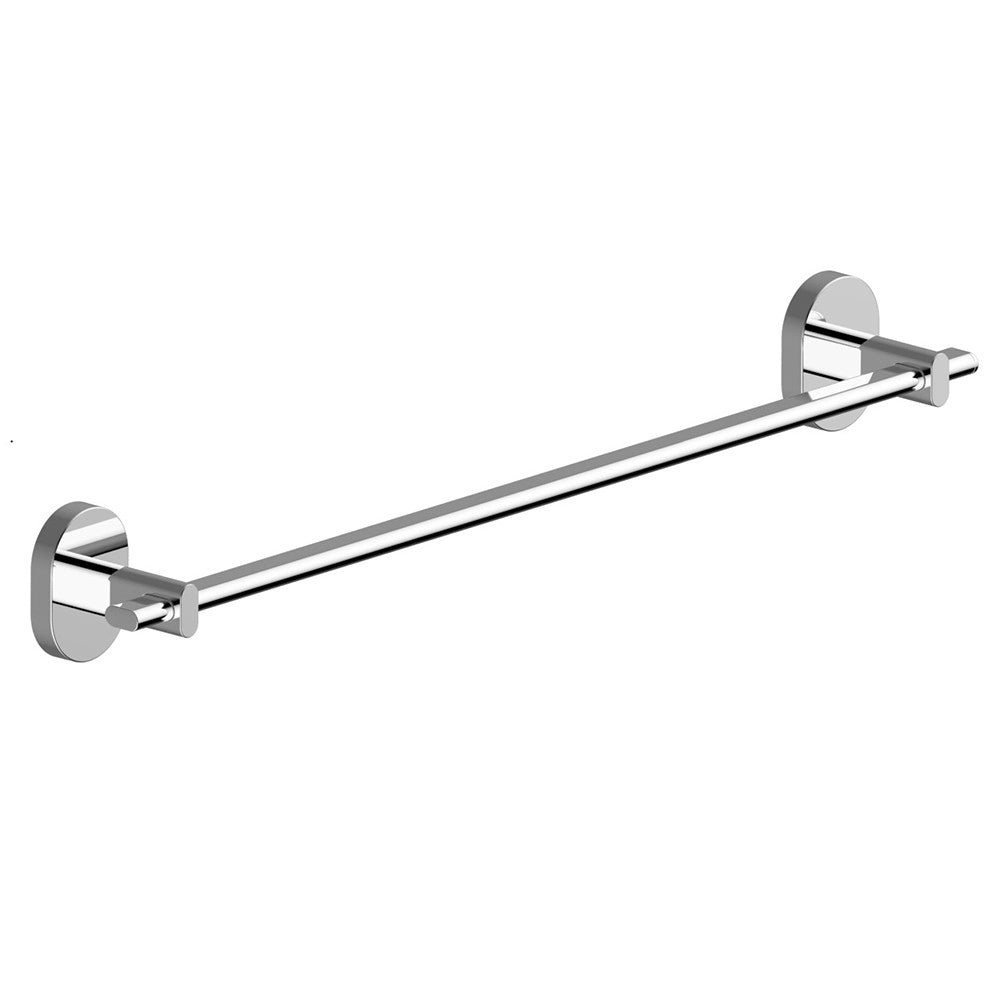 Portasalviette a muro da 45 cm regolabile serie link - fissaggio incollo o viti
