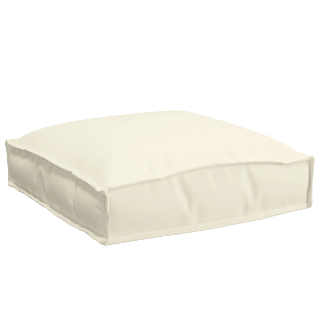 Cuscini per pallet per seduta 2 pz Panna 40x40x8 cm Tessuto Oxford