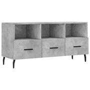 Mobile TV multimediale mensola TV credenza TV sala da pranzo soggiorno camera da letto 102 x 36 x 50 cm legno ingegnerizzato grigio 02_0025593