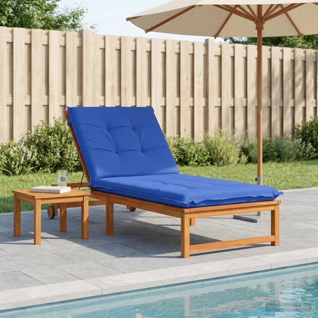 Cuscino per Lettino GEMERT 100% Poliestere Blu Reale 947472
