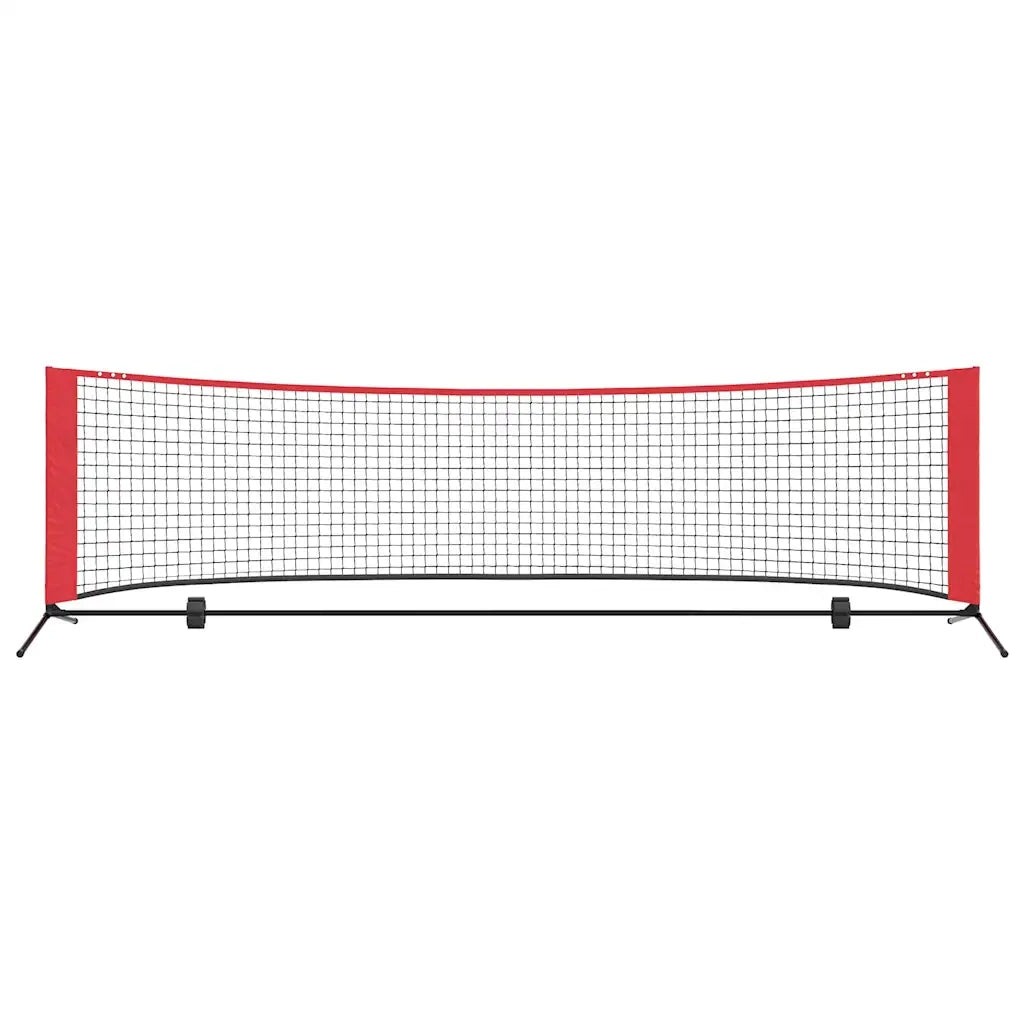 Rete da tennis Nero e Rosso 301 x 90,5 x 87 cm Poliestere CFW8329519