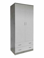 KIT ARMADIO SPACE 2 ANTE + 2 CASSETTI CM. 80X52X190H