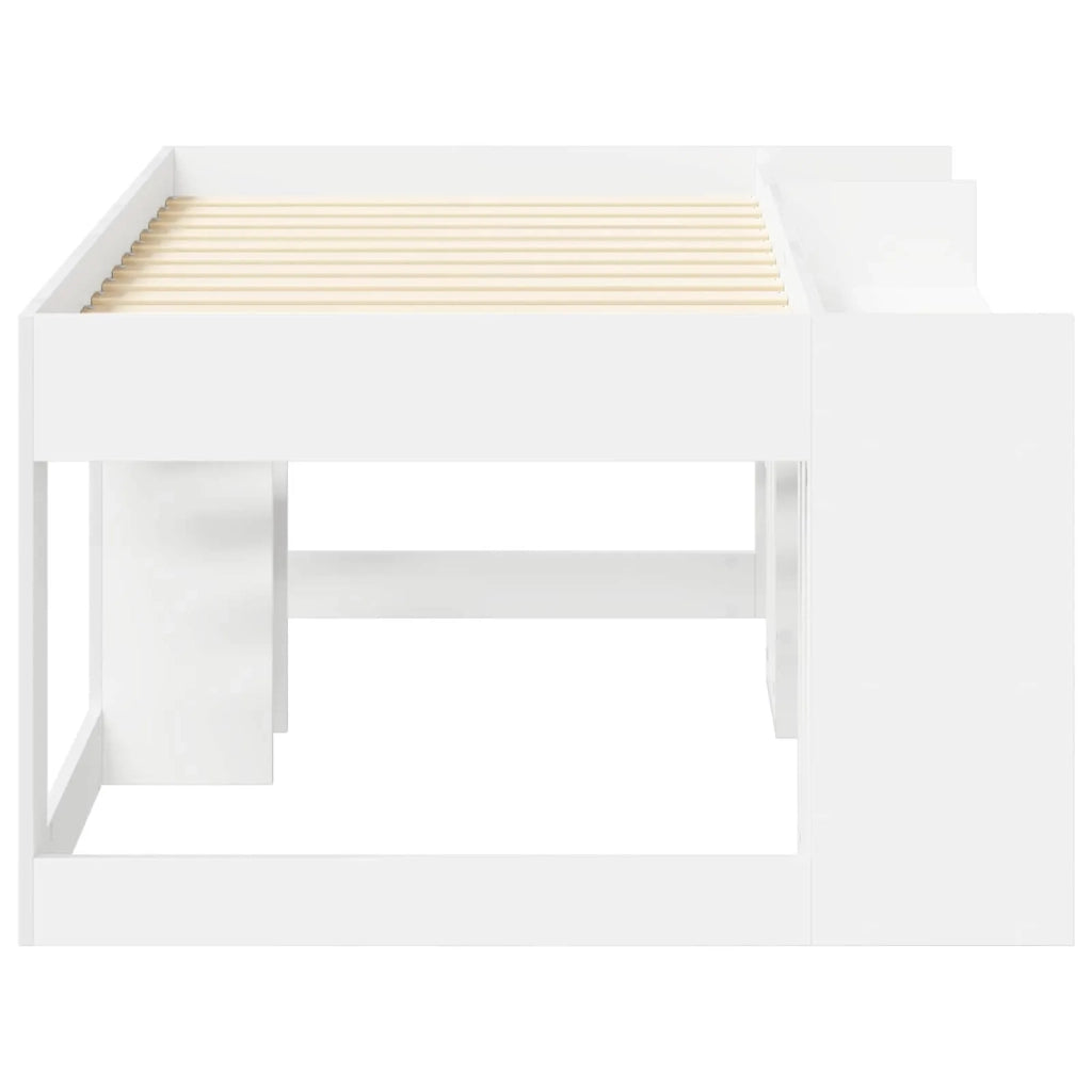 Telaio del letto con storage Bianco 80 x 160 cm 3422619