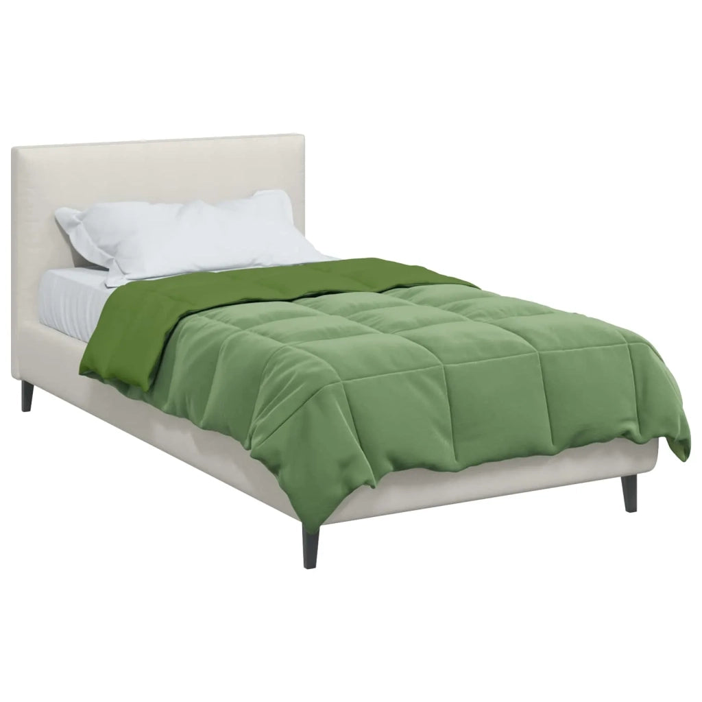 Duvet Estivo Trapuntato Verde 155 x 200 cm Microfibra 42025955
