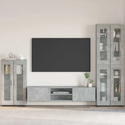 Credenza con porta FLORIN Grigio cemento 55,5 x 29 x 100 cm 880254