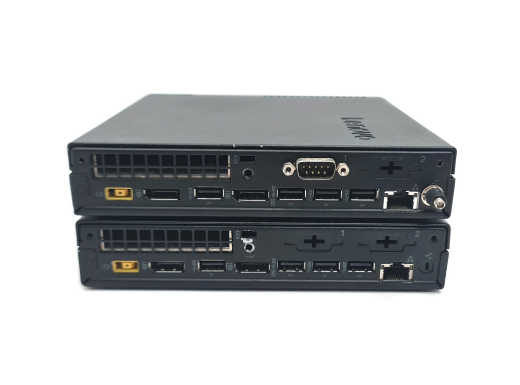2 PC per Ricambi Lenovo ThinkCentre M910q Tiny No Processore No Ram No Disco con Scheda Madre e Case