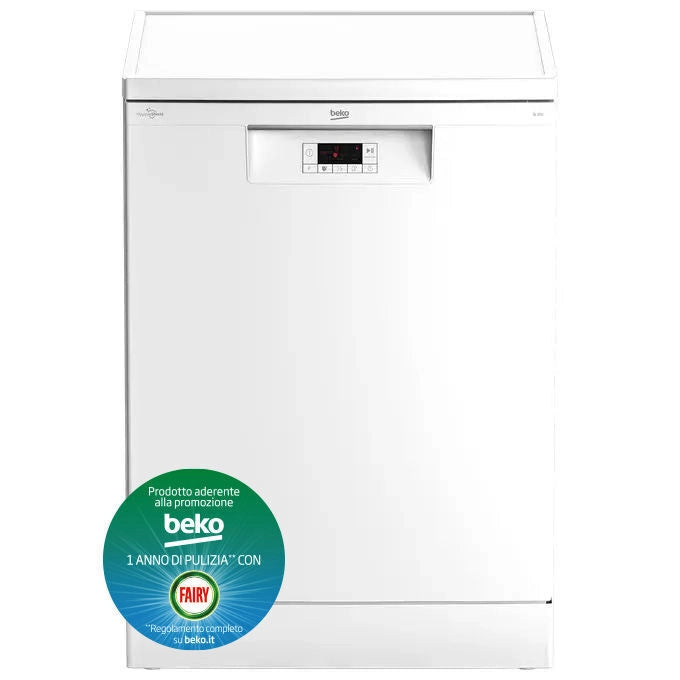 Beko b300 Lavastoviglie a libera installazione 60 cm, Classe D, 45dBA, 14 coperti, 5 programmi