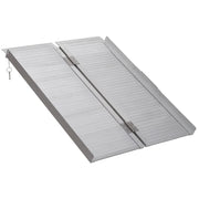 Rampa per sedia a rotelle pieghevole antiscivolo in alluminio ¨C Minimal ¨C 91x74 cm 270 kg