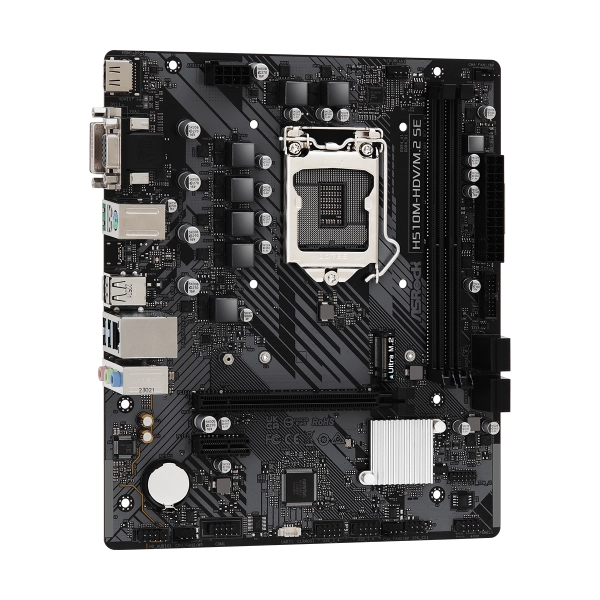 Asrock Mb 1200 10/11 Gen. H510m-hdv M.2 Se 2xddr4 4xsata Vga/dvi/hdmi