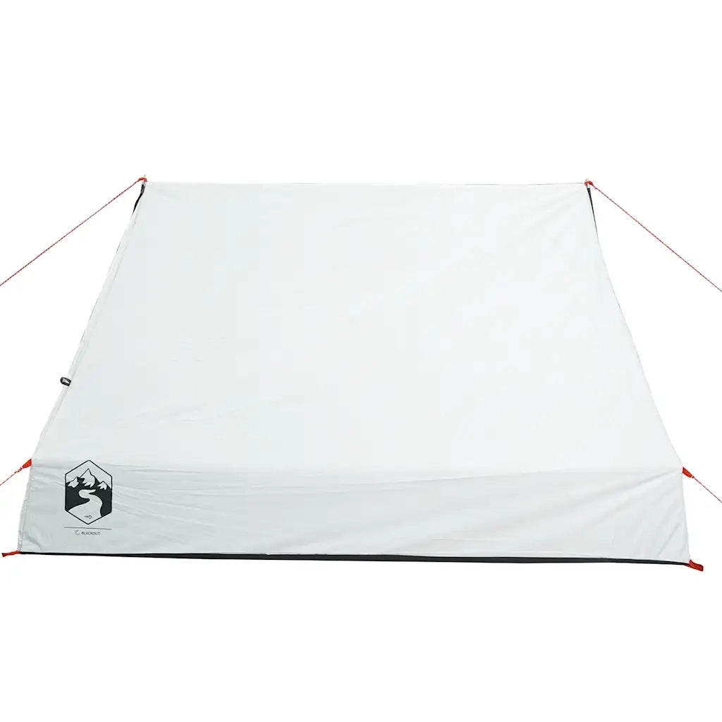 Tenda Campeggio Telaio A 2Persone Bianca Oscurante Impermeabile 94758