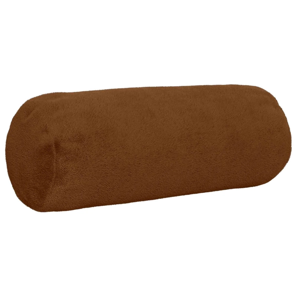 Federa 2 pcs HEERLEN Marrone Chiaro Ø 15 x 40 cm Flanella 923437