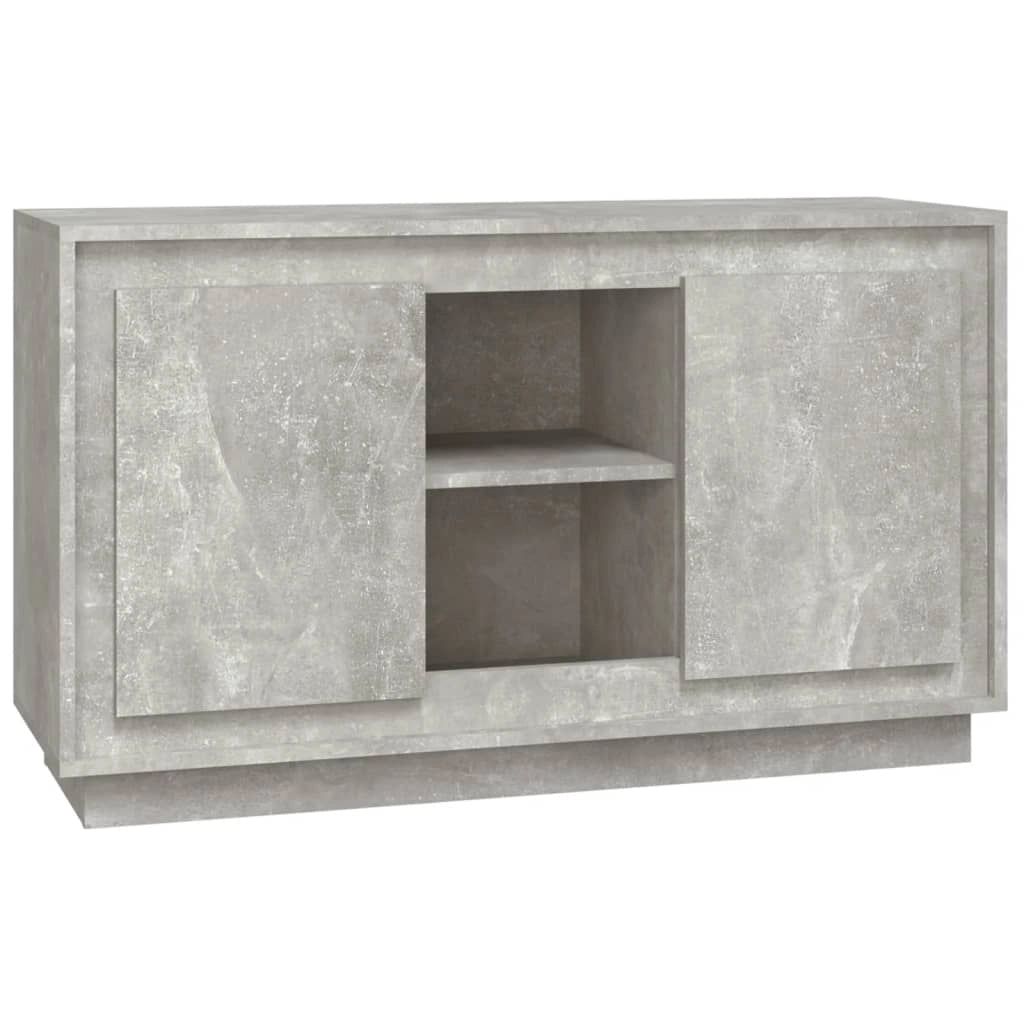 Buffet credenza cassettiera armadio mobile contenitore organizer per cucina soggiorno salotto 102 x 35 x 60 cm legno ingegnerizzato grigio 02_0031836
