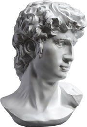 Buste di Michelangelo David, Decorazione per la Sala da Pranzo, Decorazione per la Vetrina della Casa, Ornamenti Moderni, Poliressina, Regalo